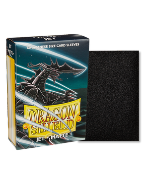 Dragon Shield Sleeves - JAPANESE SIZE - Matte Jet (60 protectores)