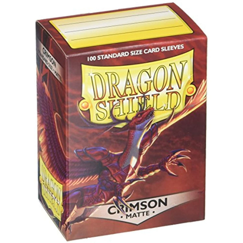 Dragon Shield Sleeves - Crimson Matte (100 protectores)