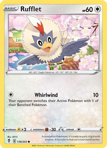 Rufflet (136/203) [Espada y escudo: cielos en evolución] 