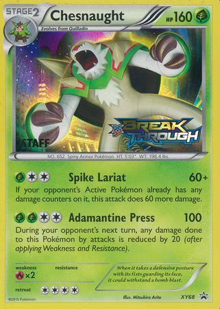 Chesnaught (XY68) (Personal) [XY: Promociones de Black Star] 