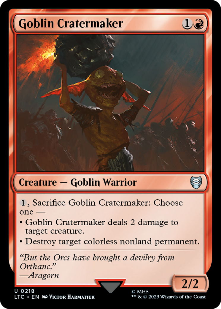 Goblin Cratermaker [El Señor de los Anillos: Tales of Middle-Earth Commander] 