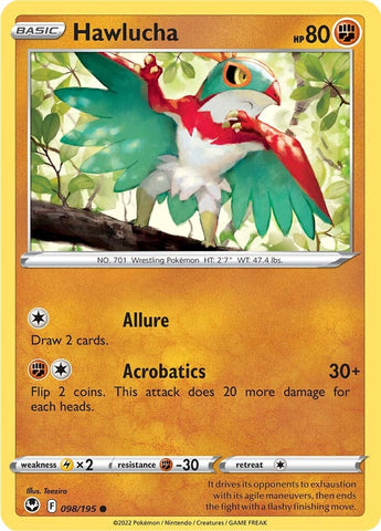 Hawlucha (098/195) [Espada y escudo: Tempestad de plata] 