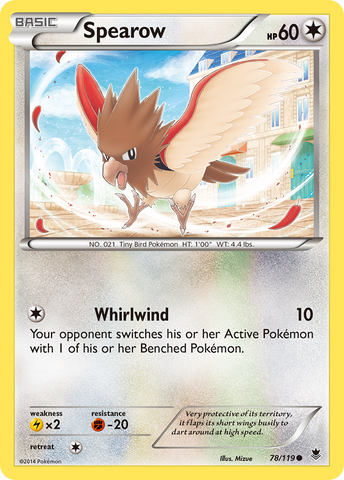 Spearow (78/119) [XY: Fuerzas fantasma] 