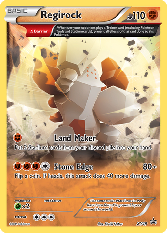 Regirock (XY49) [XY: Promociones de Black Star] 