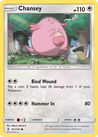 Chansey (101/145) [Sol y Luna: Guardianes en ascenso] 