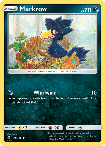 Murkrow (78/145) [Sol y Luna: Guardianes en ascenso] 