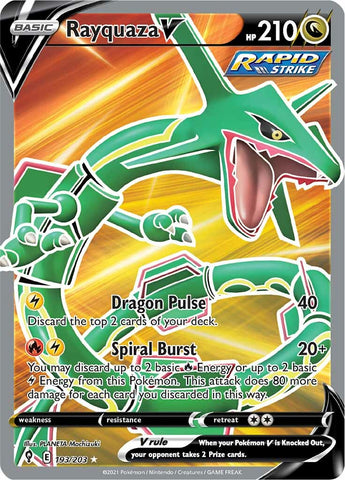 Rayquaza V (193/203) [Espada y escudo: cielos en evolución] 