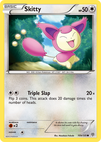 Skitty (109/135) [Blanco y negro: Tormenta de plasma] 