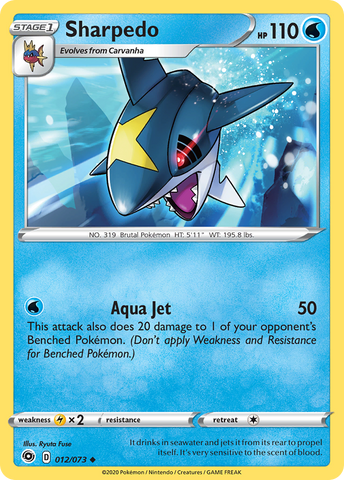 Sharpedo (012/073) [Espada y escudo: Camino del campeón] 