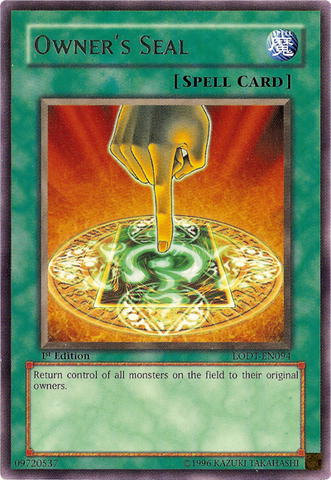 Sello del propietario [LODT-EN094] Poco común 