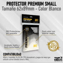 100 Protectores Small 62x89mm Blanco