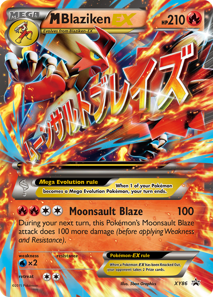 M Blaziken EX (XY86) [XY: Promociones de Black Star] 
