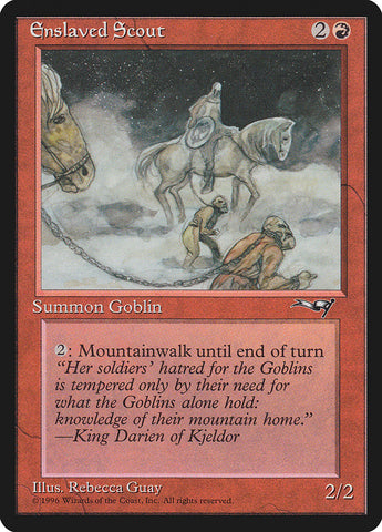 Explorador esclavizado (arte del caballo) [Alianzas] 