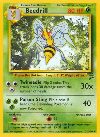 Beedrill (21/130) [Juego básico 2] 