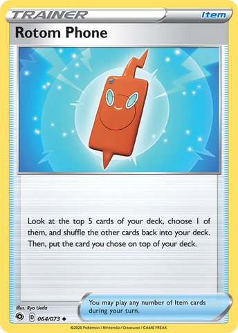 Rotom Phone (064/073) [Espada y escudo: Camino del campeón] 