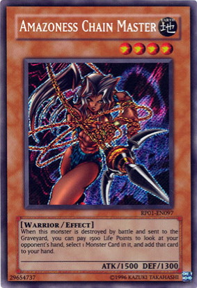 Amazoness Chain Master [RP01-EN097] Secreto Raro 