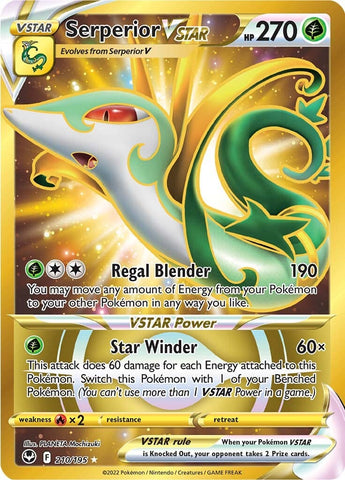 Serperior VSTAR (210/195) [Espada y escudo: Tempestad de plata] 
