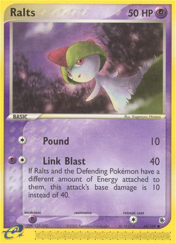 Ralts (68/109) [EX: Rubí y Zafiro] 