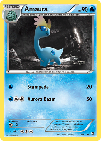 Amaura (25/111) [XY: Puños furiosos] 
