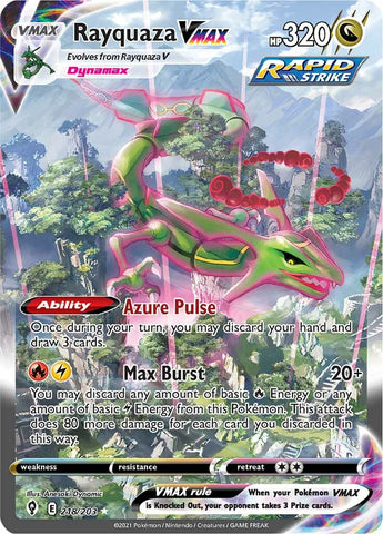 Rayquaza VMAX (218/203) [Espada y escudo: cielos en evolución] 