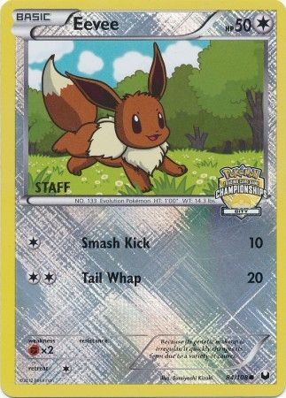 Eevee (84/108) (personal del campeonato de la ciudad) [Tarjetas de liga y campeonato] 