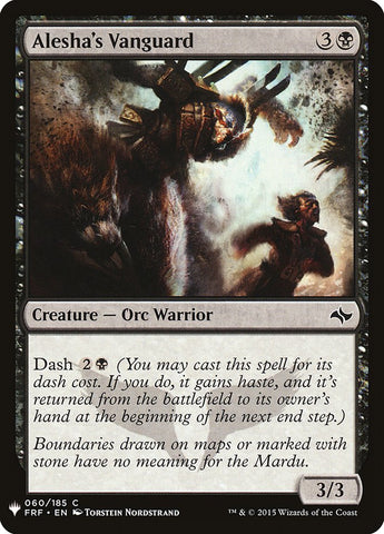 Vanguardia de Alesha [Potenciador misterioso] 