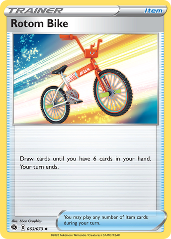 Rotom Bike (063/073) [Espada y escudo: Camino del campeón] 