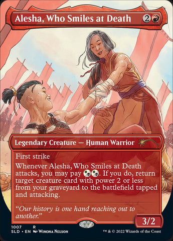 Alesha, que sonríe ante la muerte [Serie Secret Lair Drop] 
