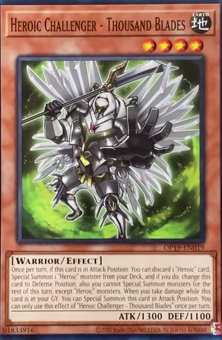 Retador heroico: Mil Espadas [OP19-EN019] Común 