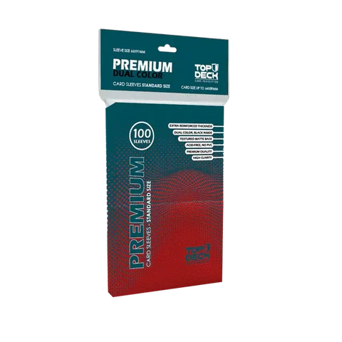 100 Protectores Standard 66x91mm Rojo