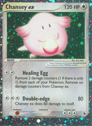 Chansey ex (96/109) [EX: Rubí y Zafiro] 