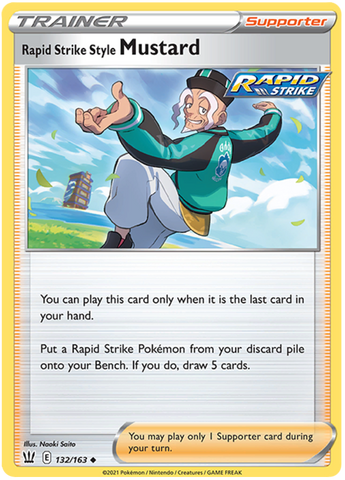 Mostaza estilo ataque rápido (132/163) [Espada y escudo: estilos de batalla] 