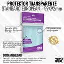 Protectores Juego de Mesa - TOPDECK Standard European 59x92mm