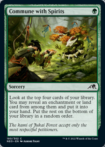 Comunión con espíritus [Kamigawa: Dinastía Neón] 