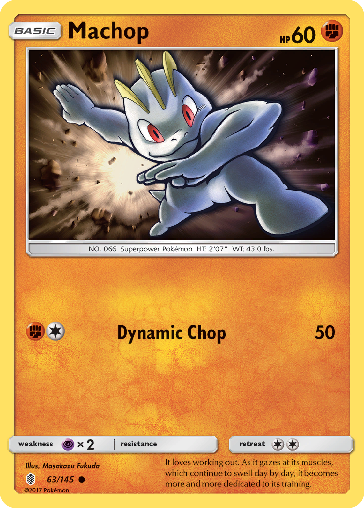 Machop (63/145) [Sol y Luna: Guardianes en ascenso] 