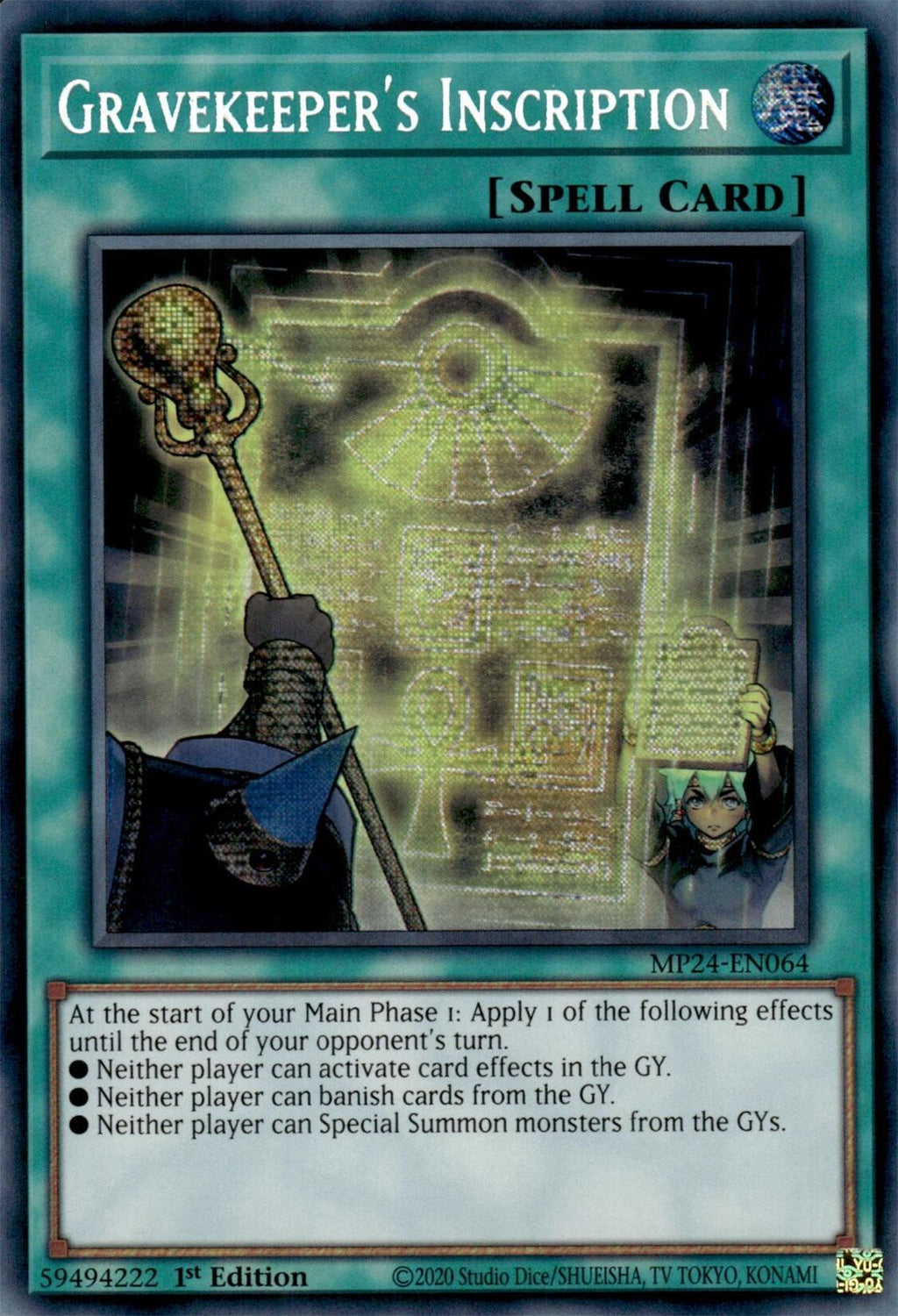 Yu-Gi-Oh! Trading Card - "Favorite Contact" - MP24-EN063 - Prismatic Secret Rare - 1st Edition