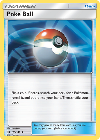 Poke Ball (125/149) [Sol y Luna: Conjunto básico] 