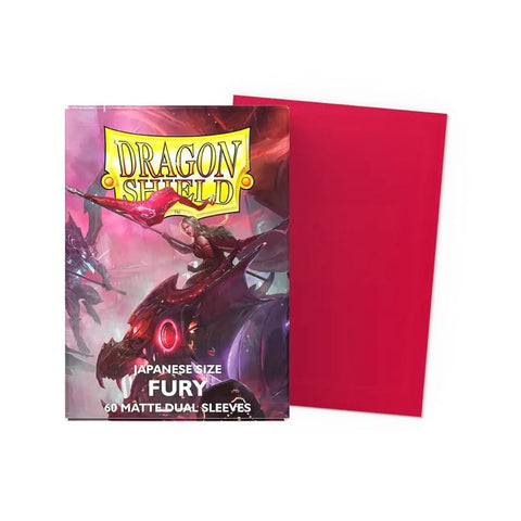 Dragon Shield Sleeves - JAPANESE SIZE - Fury Dual Matte (60 protectores)