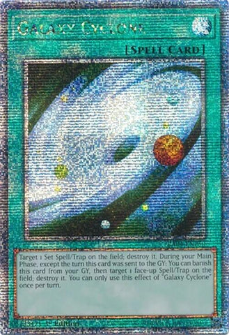Galaxy Cyclone [RA04-EN250] Quarter Century Secret Rare