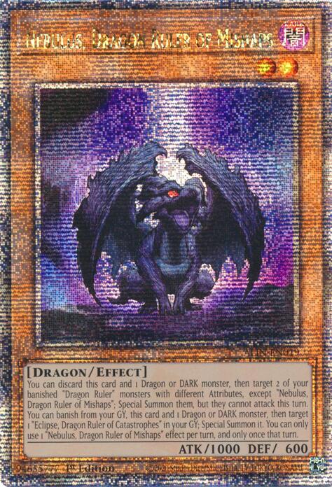 Nebulus, Dragon Ruler of Mishaps [ALIN-EN019] Quarter Century Secret Rare