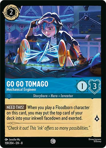 Go Go Tomago - Mechanical Engineer (159/204) [Reign of Jafar]