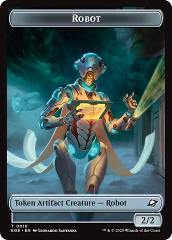 Robot // Lander (0008) Double-Sided Token [Edge of Eternities Tokens]