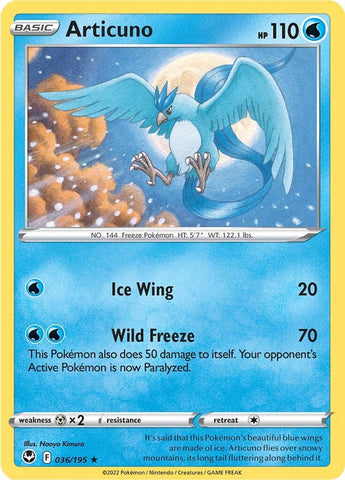 Articuno (036/195) [Espada y Escudo: Tempestad de Plata] 