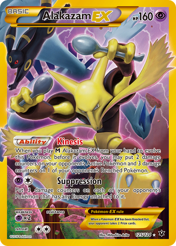 Alakazam EX (125/124) [XY: Destinos en colisión] 