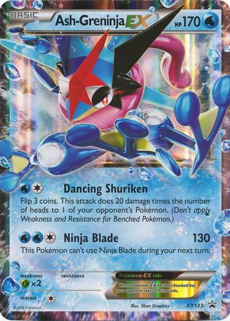 Ash-Greninja EX (XY133) (Tarjeta Jumbo) [XY: Black Star Promos] 