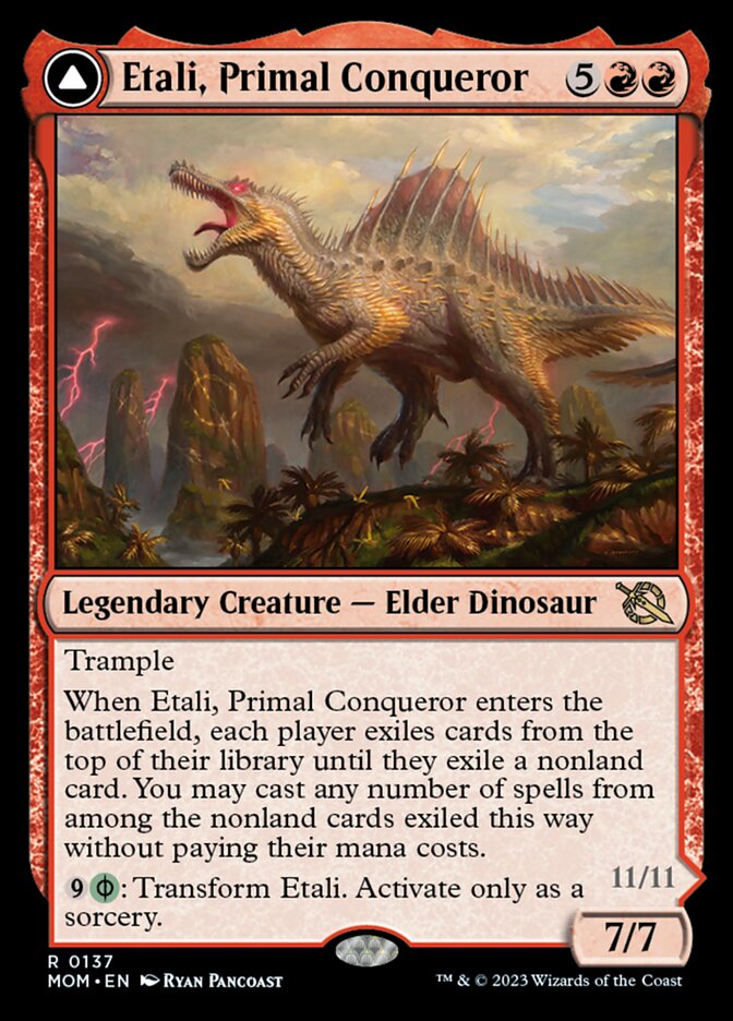 Etali, Conquistador Primordial // Etali, Enfermedad Primordial [La marcha de la máquina] 