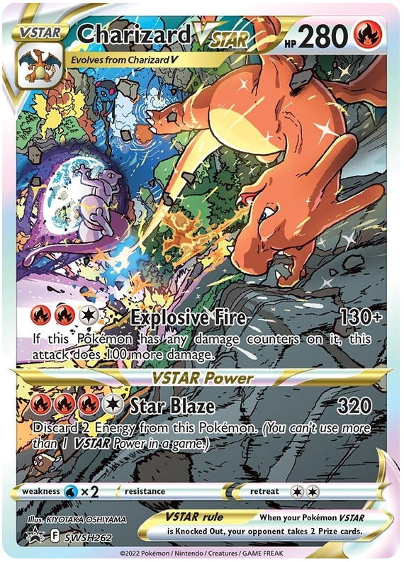 Charizard VSTAR (SWSH262) [Espada y escudo: Promociones de Black Star] 