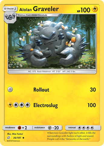 Alolan Graveler (36/181) [Sol y Luna: Equipo] 