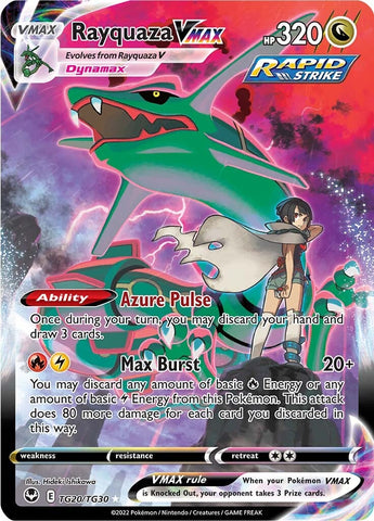 Rayquaza VMAX (TG20/TG30) [Espada y escudo: Tempestad plateada] 