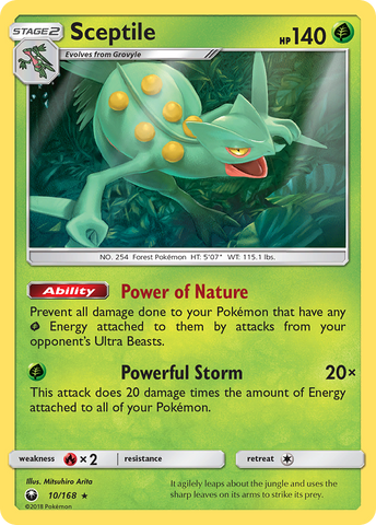Sceptile (10/168) [Sol y Luna: Tormenta Celestial] 